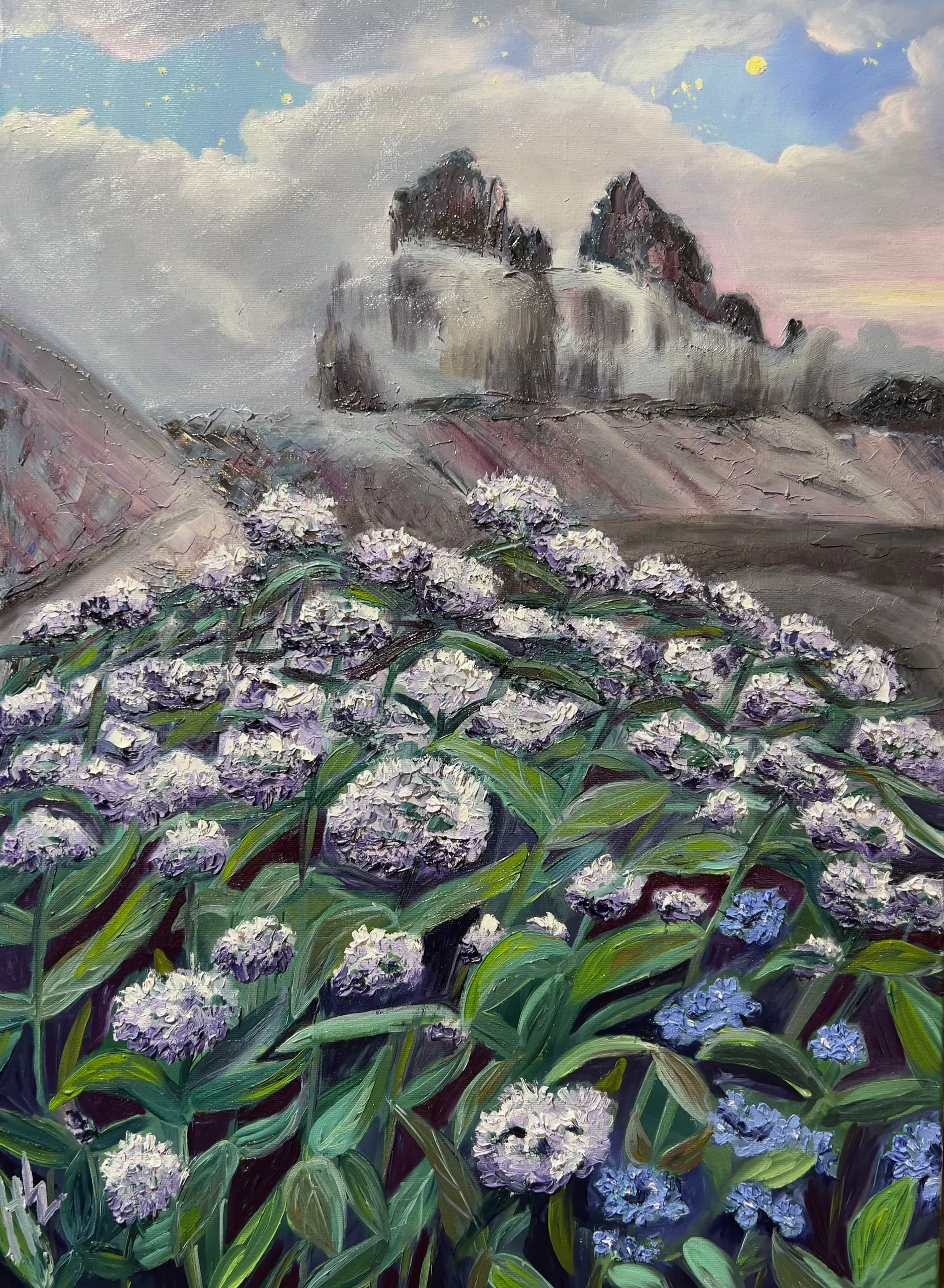 Горная душица. Масло, холст, 50 × 70 см