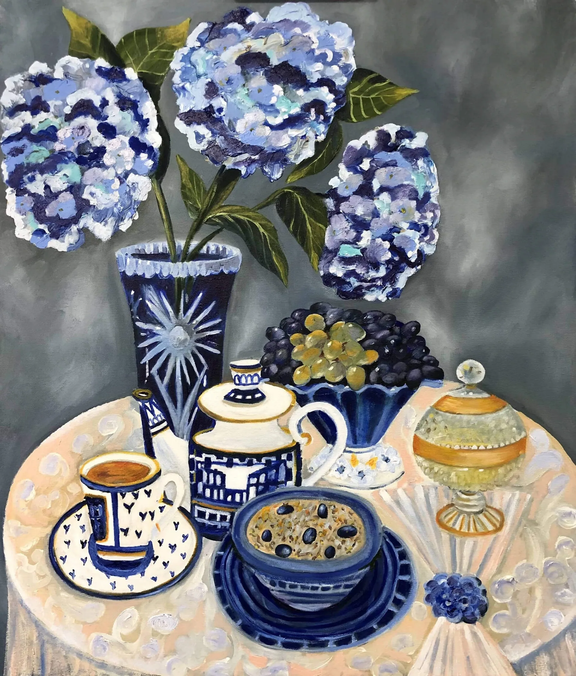 Still Life with Hydrangeas