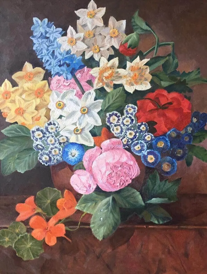 Натюрморт в голландском стиле. Масло, холст, 50 × 60 см