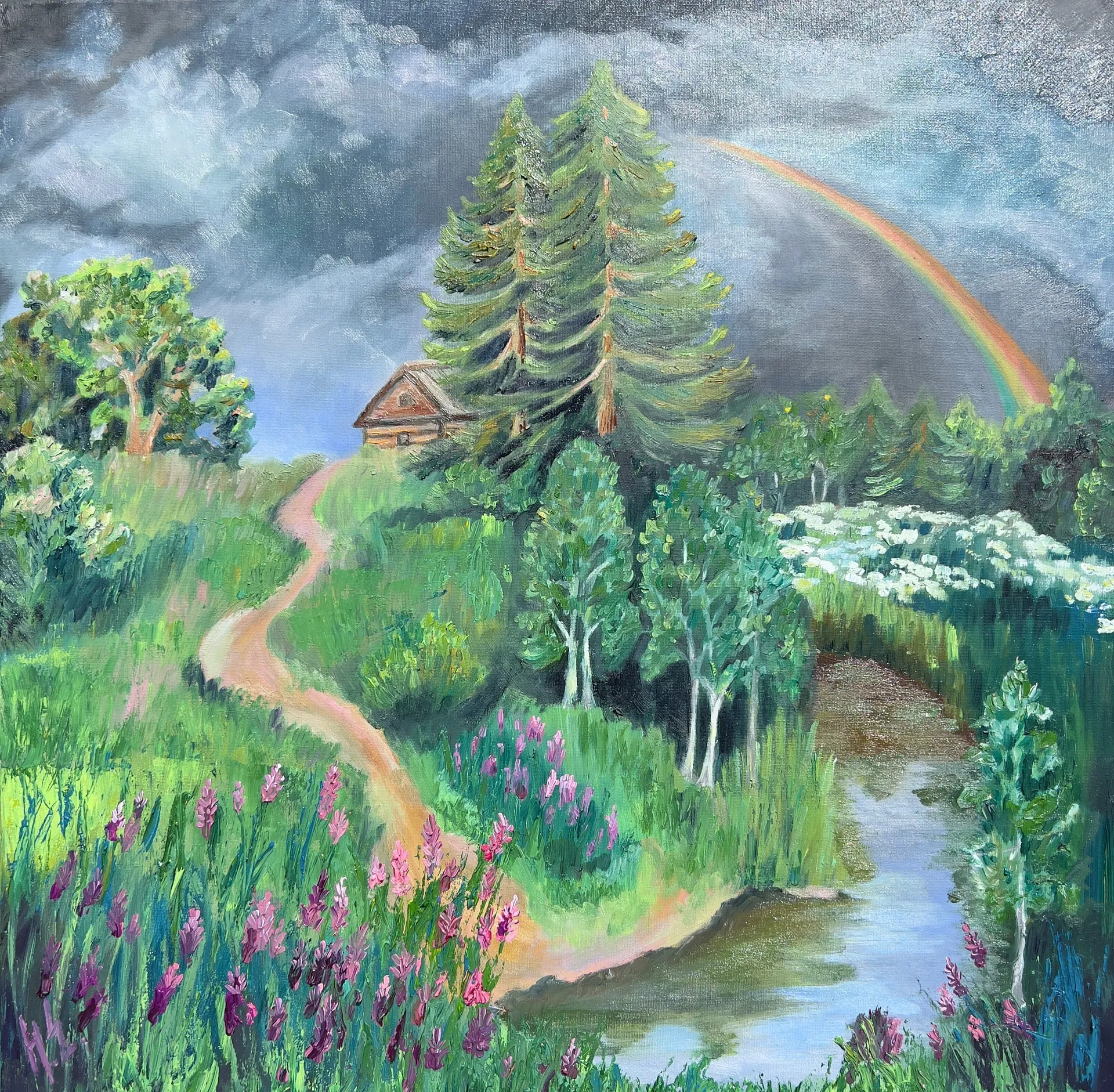 После грозы